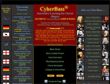 Tablet Screenshot of cyberbass.com